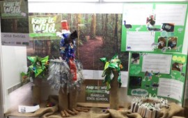 'Keep it Wild' eco-art display at Cairns Botanic Gardens Visitor Centre