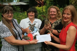 Welcome donation to Tablelands wildlife carers