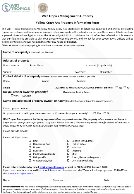 Property Information Form (PIF) YCAEPPhotographer: WTMA